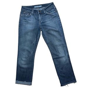 Joe’s Jeans Gigi Midrise Raw Edge Hem Crop Jeans Sz 29